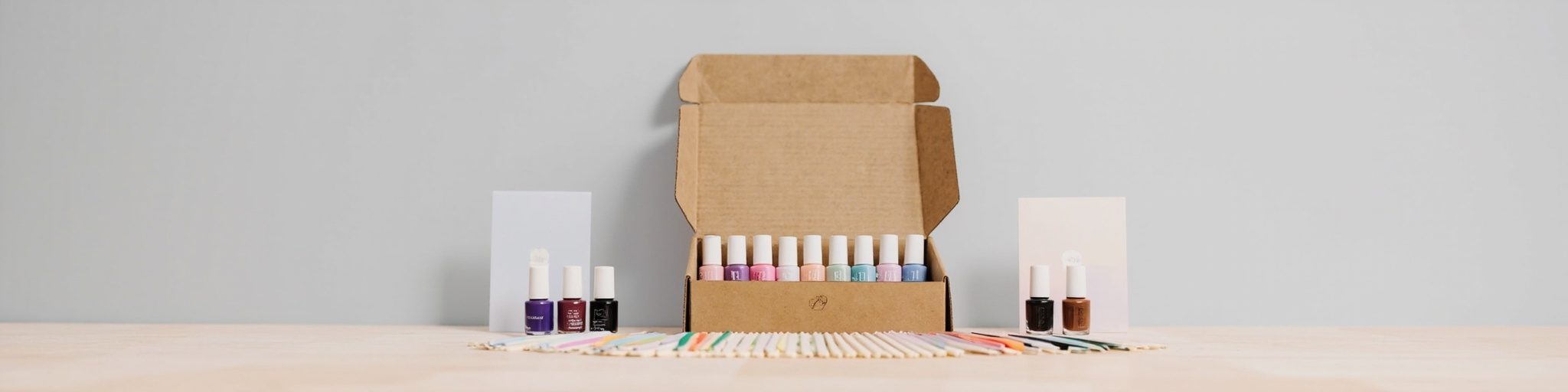 Private label gel polish sample kit ready for brands