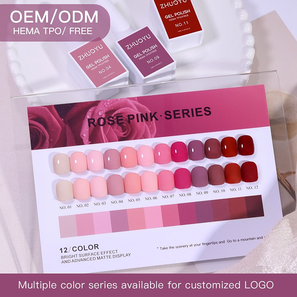 HEMA-free & TPO-free Gel Polish 12 Series image 10