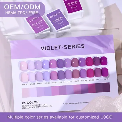 HEMA-free & TPO-free Gel Polish 12 Series