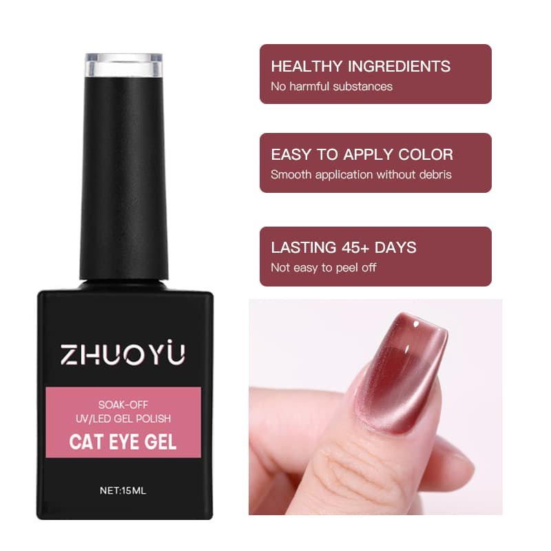 HEMA-free & TPO-free MoonLight Cat Eye Gel Polish image 5