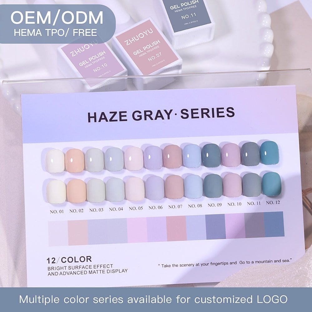 HEMA-free & TPO-free Gel Polish 12 Series image 4