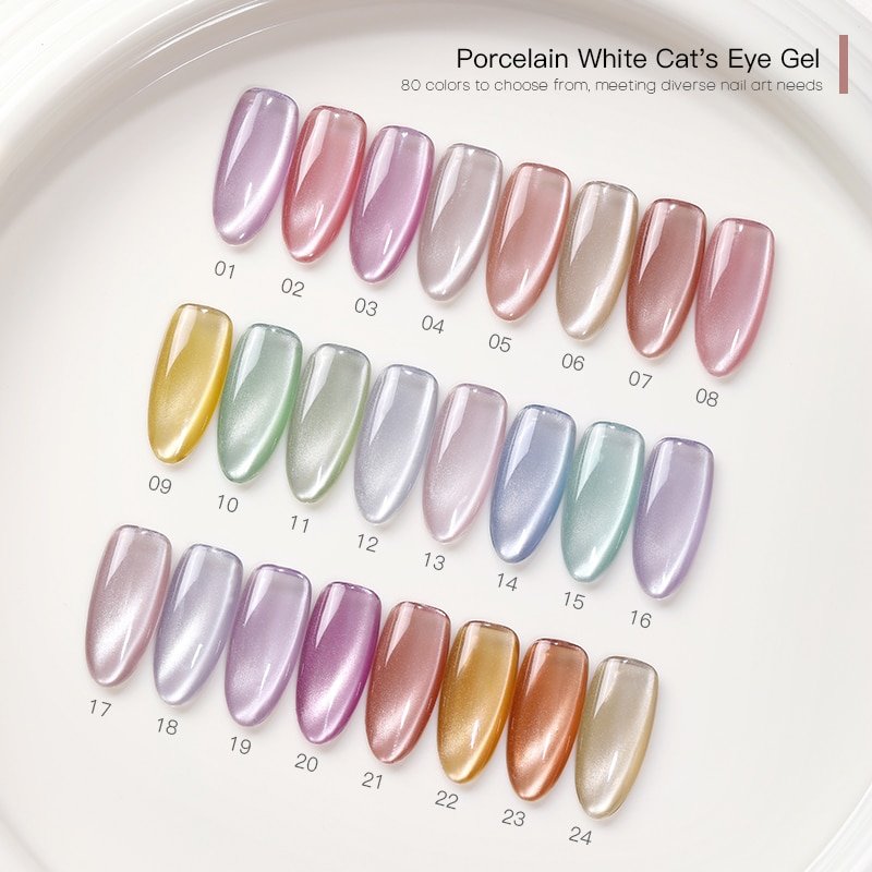 80-Color Moonlight Cat Eye Gel Polish Collection image 3