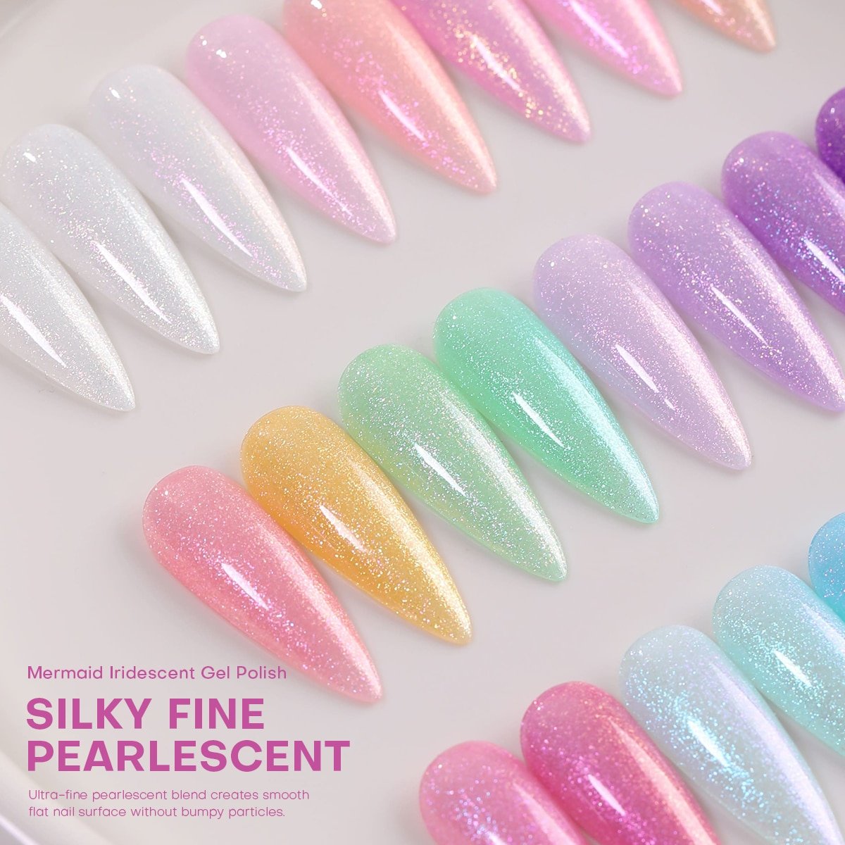 CZ 24-Color Mermaid Iridescent Gel Polish image 5