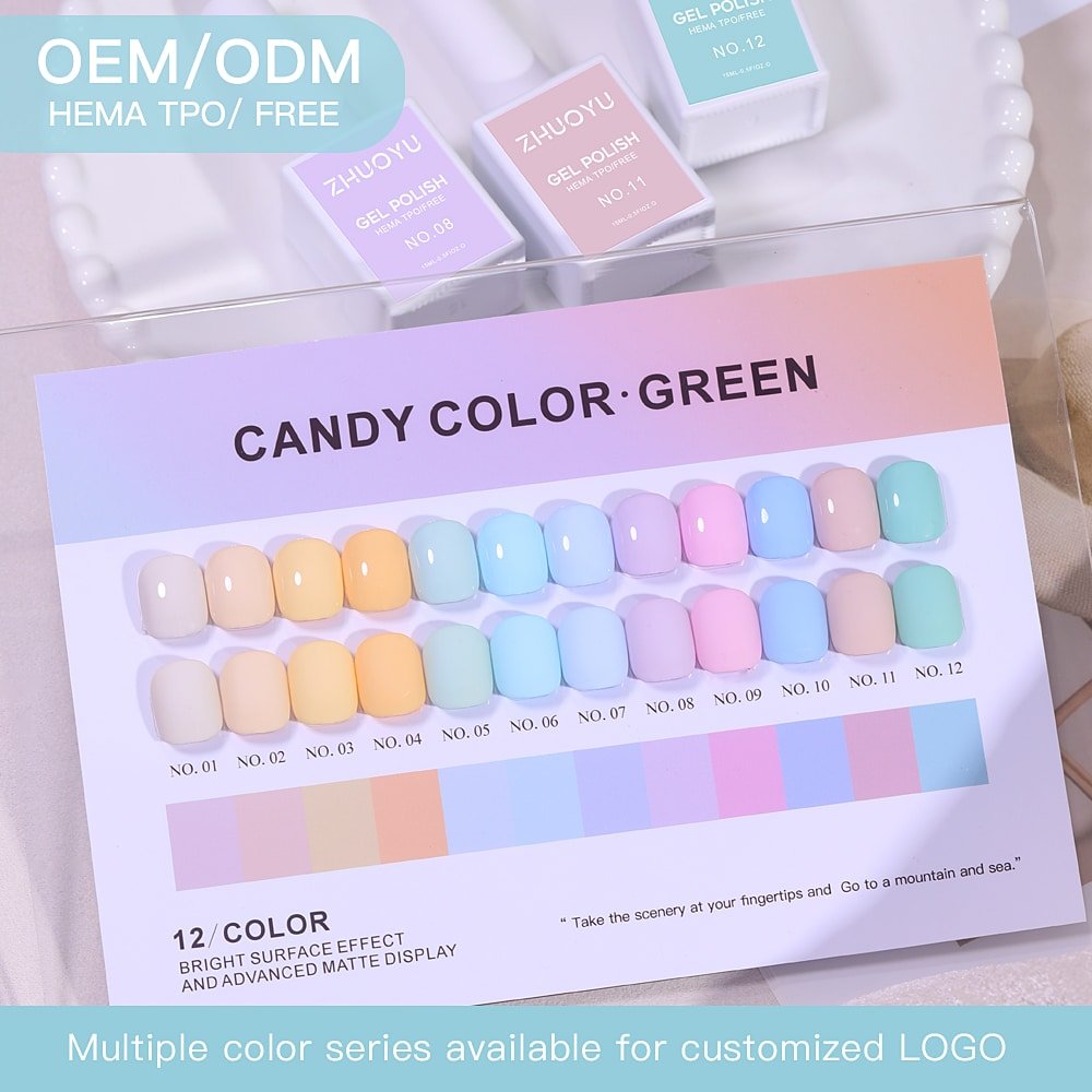 HEMA-free & TPO-free Gel Polish 12 Series image 5