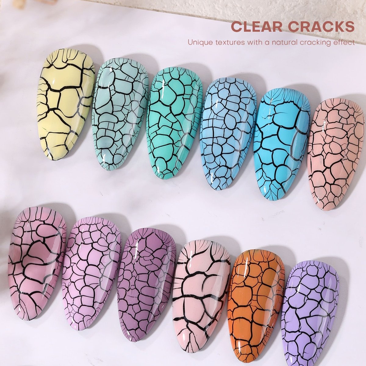 Trendy 24-Shade Crack Gel Polish image 5