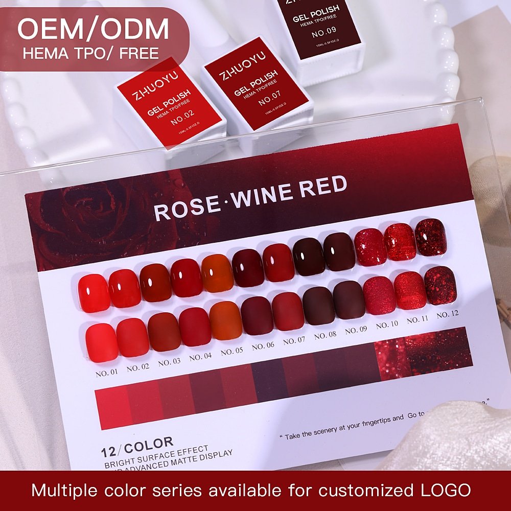 HEMA-free & TPO-free Gel Polish 12 Series image 11
