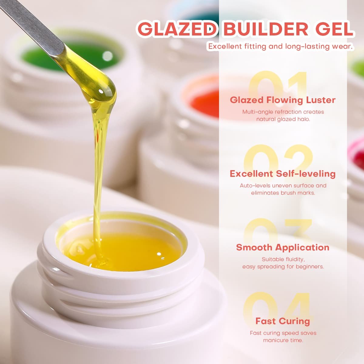 The Glazed Builder Gel Collection: 36 Premium Shades for Flawless Nail Architecture image 4