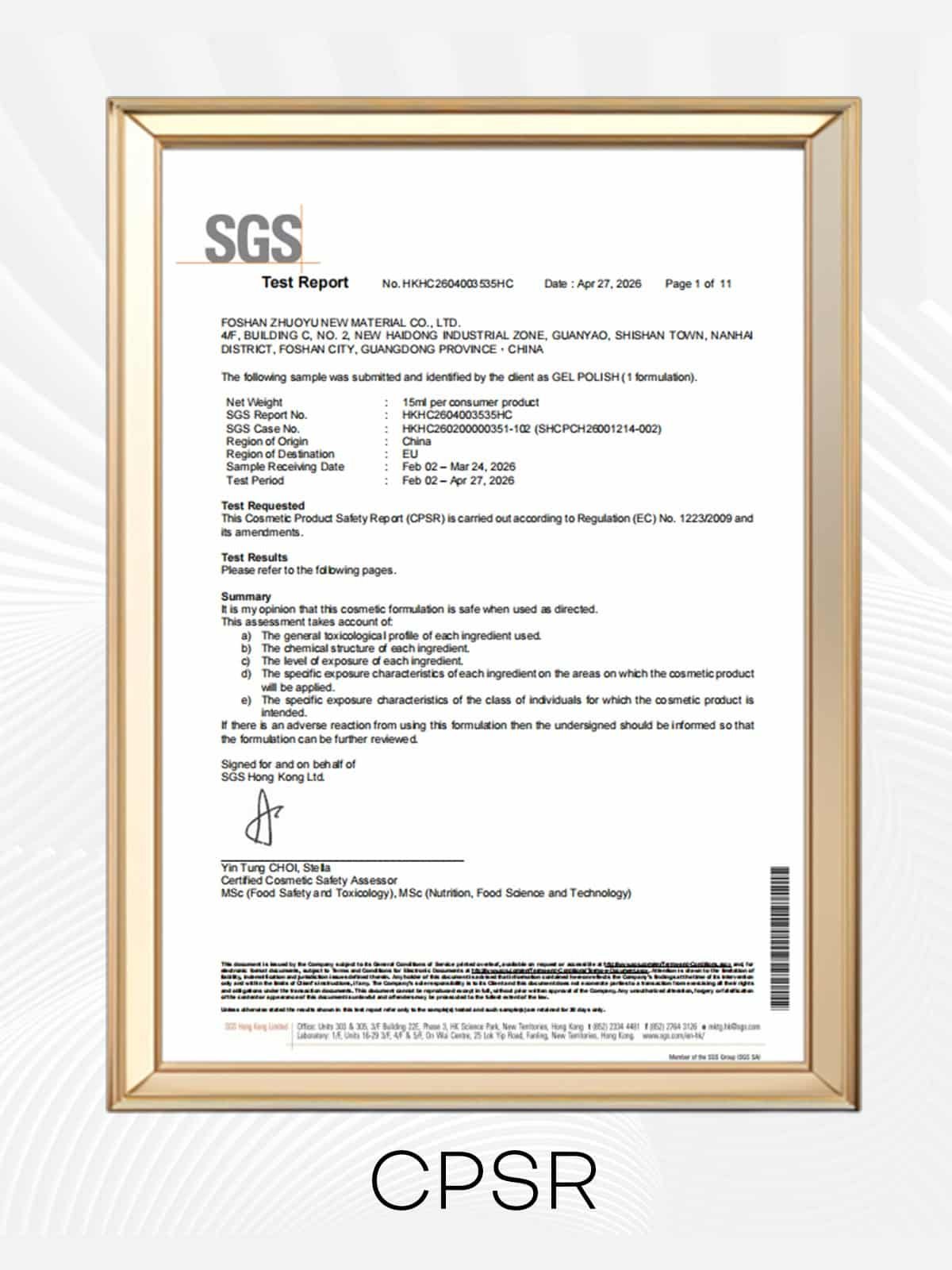 CPSR document