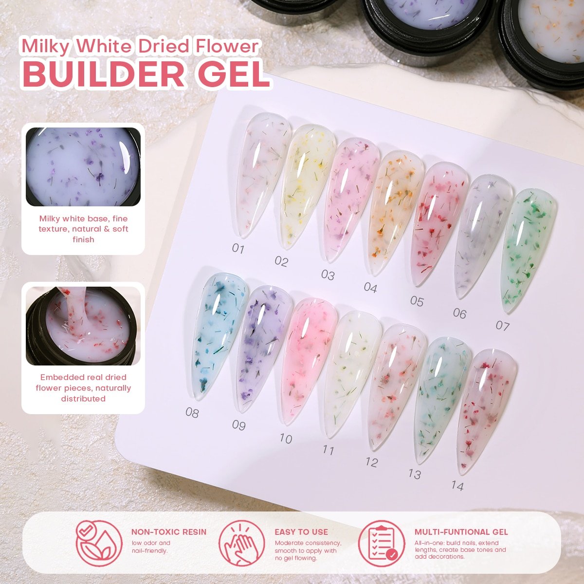28 Color Flower Builder Gel Collection image 5