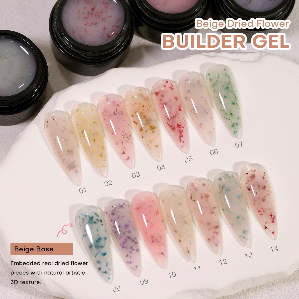 28 Color Flower Builder Gel Collection image 7